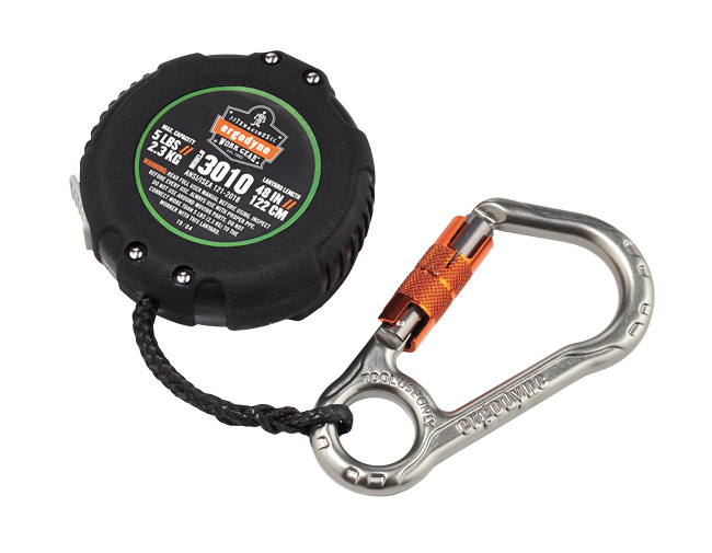 Ergodyne Squids 3010 Retractable 5 lb Tool Lanyard with Belt Loop Clip from GME Supply