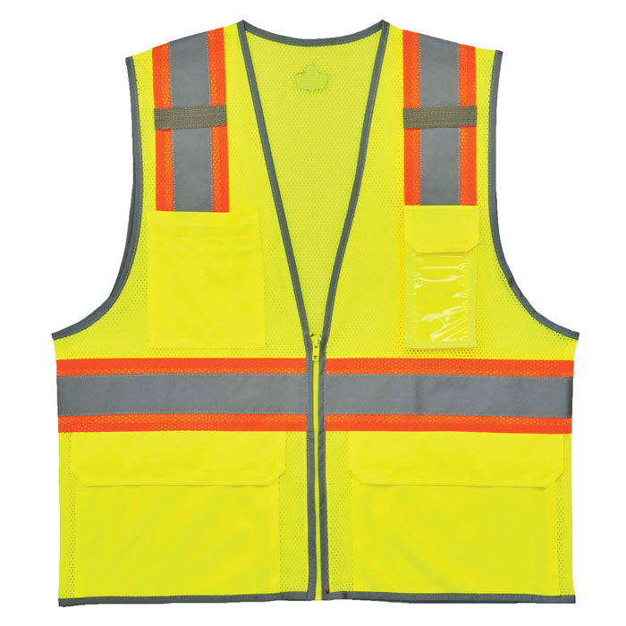 Ergodyne Glowear 8246Z Type R Class 2 Two-Tone Mesh Vest from GME Supply