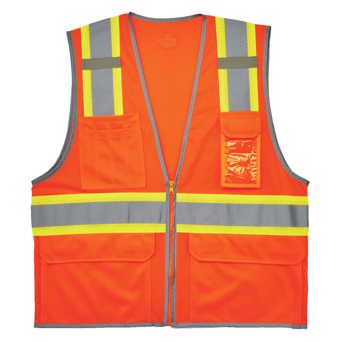 Ergodyne Glowear 8246Z Type R Class 2 Two-Tone Mesh Vest from GME Supply