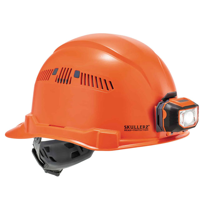 Ergodyne Skullerz 8972LED Class C Cap-Style Hard Hat + LED Light with Ratchet Suspension from GME Supply