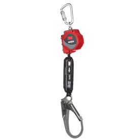 3M Protecta Self-Retracting Lifeline with Carabiner 3100515, Web, Steel Rebar Hook, 11 ft from GME Supply