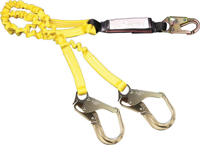 French Creek Shock Absorbing Twin Leg Lanyard from GME Supply