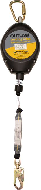 French Creek Outlaw Leading Edge Self Retracting Lifeline - Galvanized Wire from GME Supply