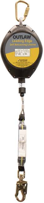 French Creek Outlaw Leading Edge Self Retracting Lifeline - Galvanized Wire from GME Supply