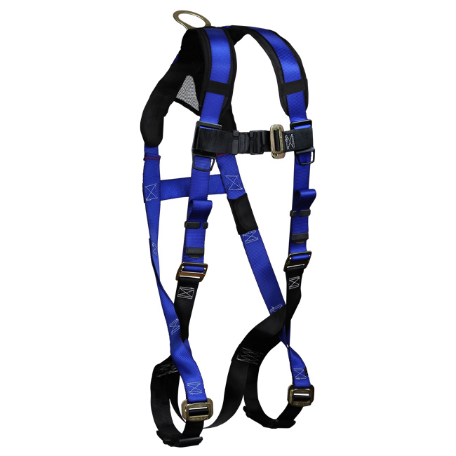 FallTech Contractor+ 1 D-Ring Non-Belted Harness with Pass-Through Buckles from GME Supply
