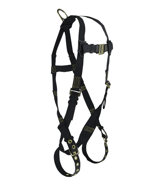 FallTech WeldTech 1 D-Ring Standard Kevlar Non-Belted Harness with Tongue Buckle Leg Adjustment from GME Supply