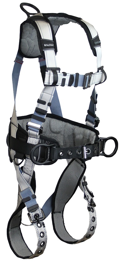 FallTech FlowTech LTE Belted 3 D-Ring Climbing Harness from GME Supply
