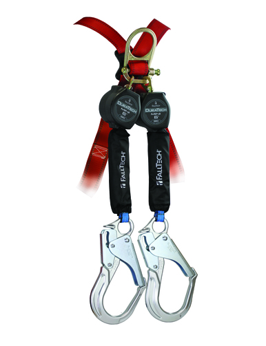 FallTech 6 Foot Mini Twin Leg SRL with Aluminum Rebar Hooks  from GME Supply