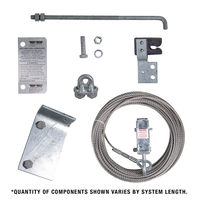 Tuf-Tug Monopole Cable Safe Climb System from GME Supply