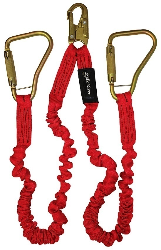 Elk River NoPac Twin Leg Lanyard with Steel Carabiners from GME Supply