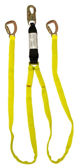 Elk River Choker ZORBER Twin Leg Lanyard with Steel Carabiners from GME Supply