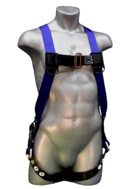 Elk River ConstructionPlus 1 D-Ring Harness with Tongue Buckle Leg Connectors from GME Supply