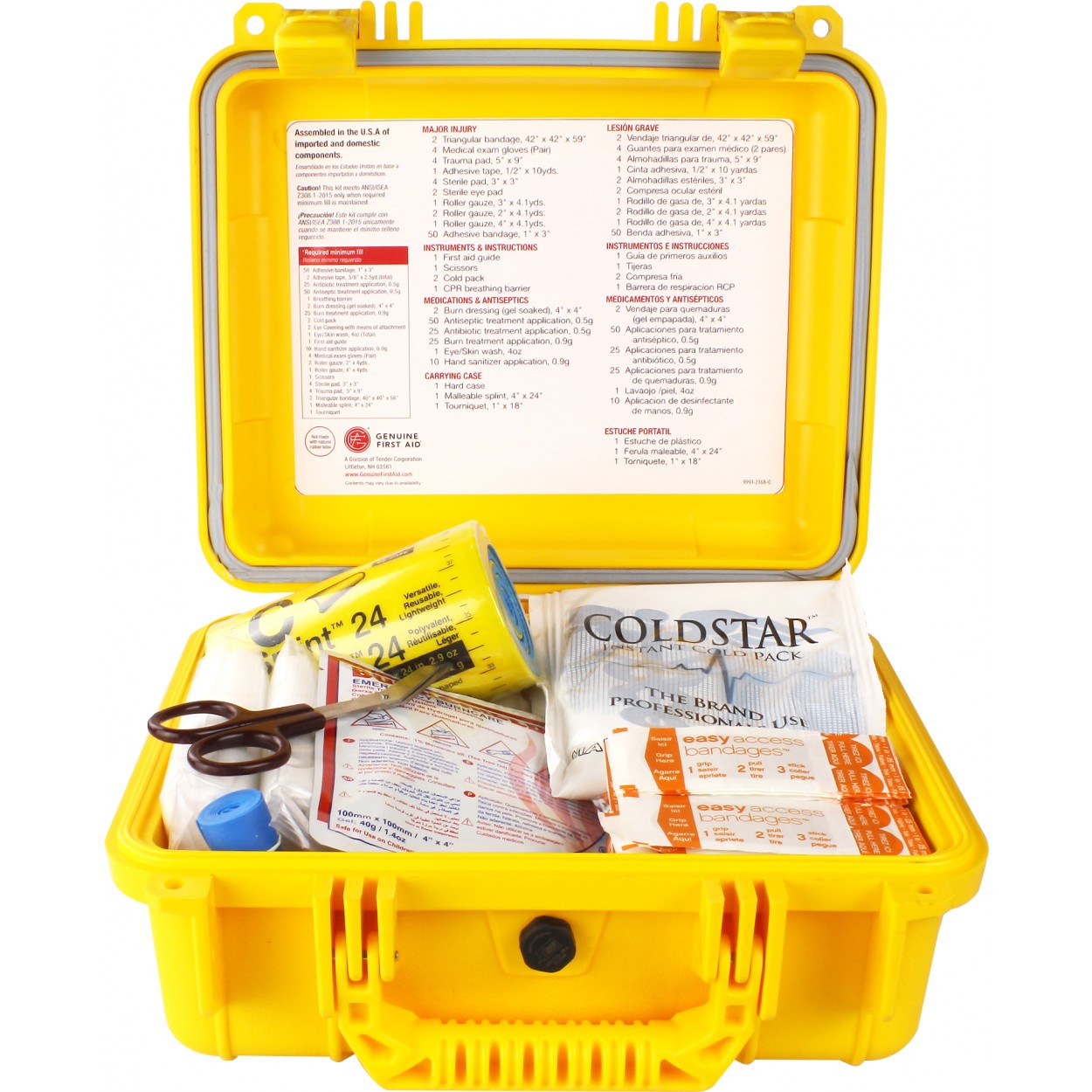 Genuine First Aid 50 Person ANSI Class B Type IV Waterproof First Aid Kit from Columbia Safety