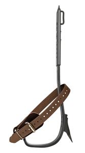 Buckingham Titanium Pole Climbers W/GRiP Technology- TBG94089A from GME Supply
