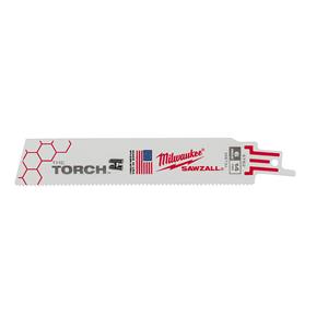 Milwaukee 6" SAWZALL TORCH Metal Demolition Blades (25 Pack) from GME Supply