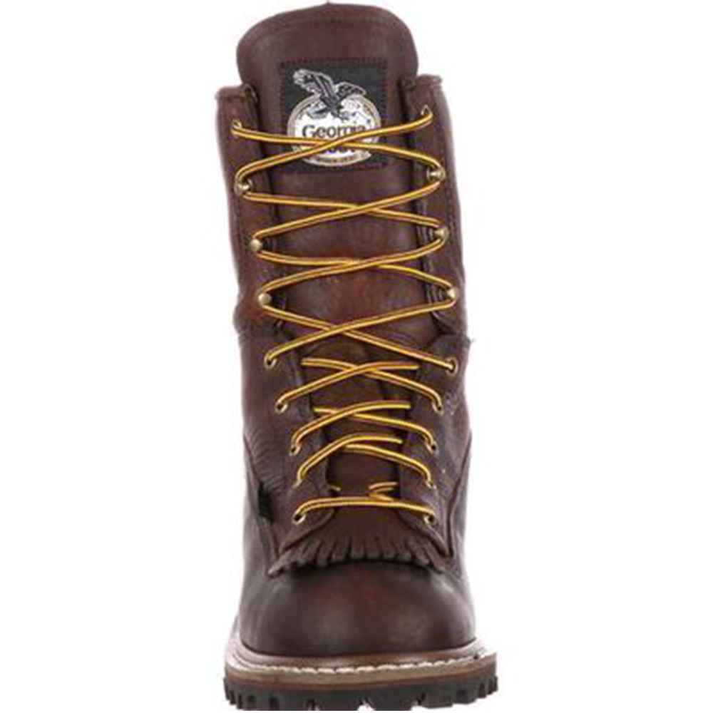 Georgia Boot Logger 8 Inch Waterproof Work Boots with Steel  display picture 2