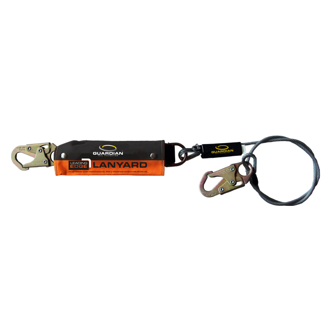 Guardian Single Leg Leading Edge Cable Lanyard from GME Supply