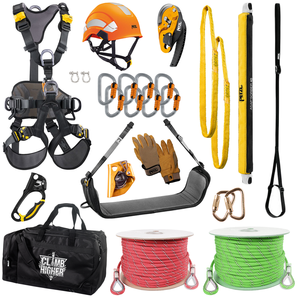 GME Supply Basic Controlled Descent Kit with Rope and Rescue Equipment from GME Supply