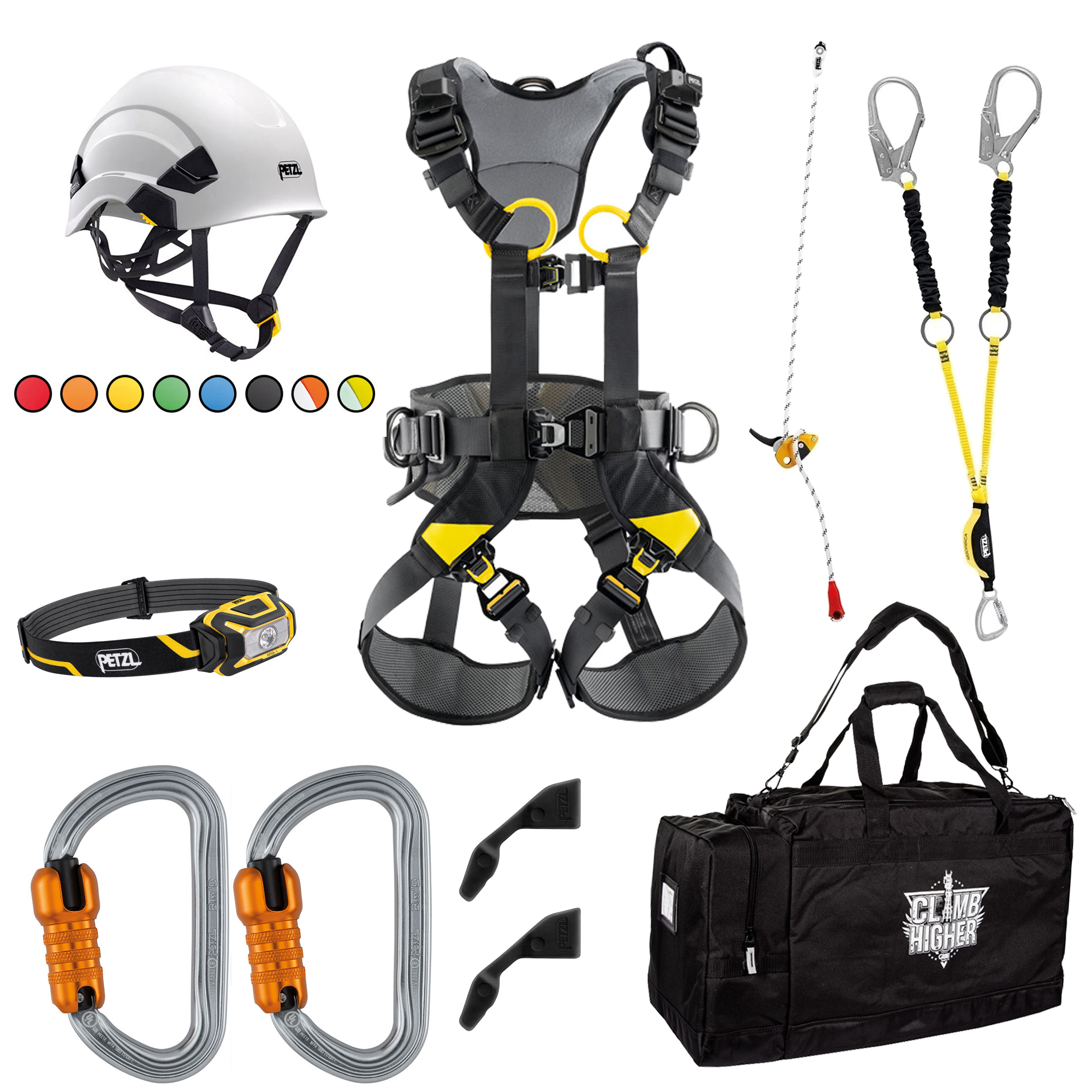 Petzl ABSORBICA-Y Tie-Back Twin Leg Lanyard - GME Supply