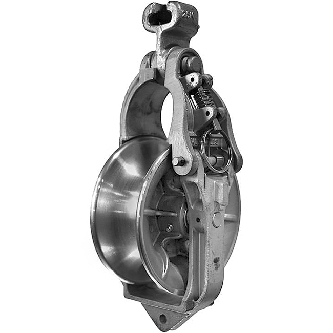 GME Supply 7 Inch Spring Open Stringing Block 2500 SWL from Columbia Safety