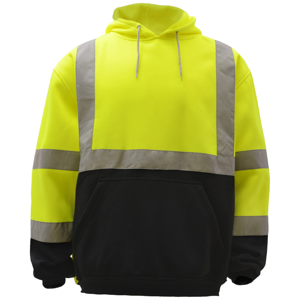 GSS Safety 7001 Type R Class 3 Black Bottom Safety Sweatshirt from GME Supply