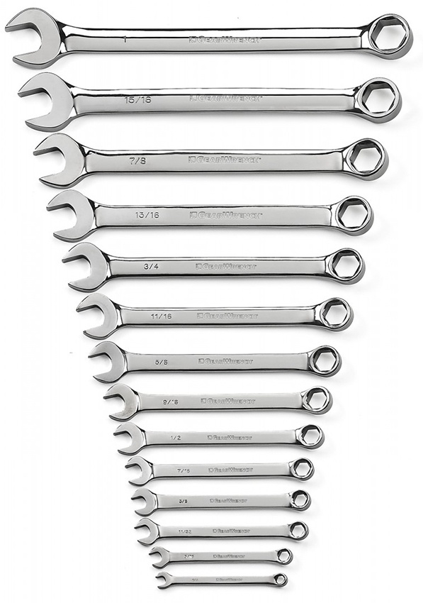 GearWrench 14 Piece 6 Point Combination SAE Wrench Set from GME Supply