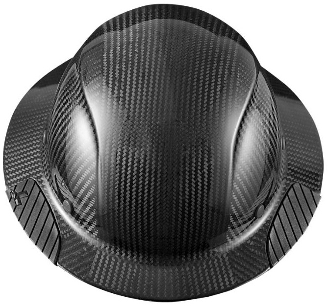 Lift Safety Dax Carbon Fiber Full Brim Glossy Hard Hat from GME Supply