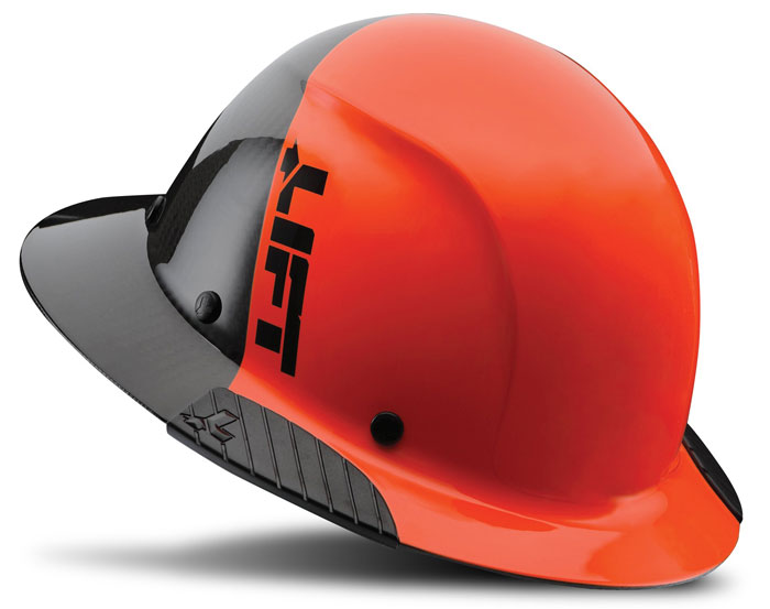 Lift Safety DAX Fifty 50 Carbon Fiber Full Brim Hard Hat from Columbia Safety