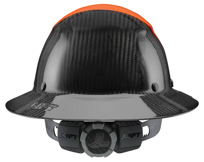 Lift Safety DAX Fifty 50 Carbon Fiber Full Brim Hard Hat from Columbia Safety