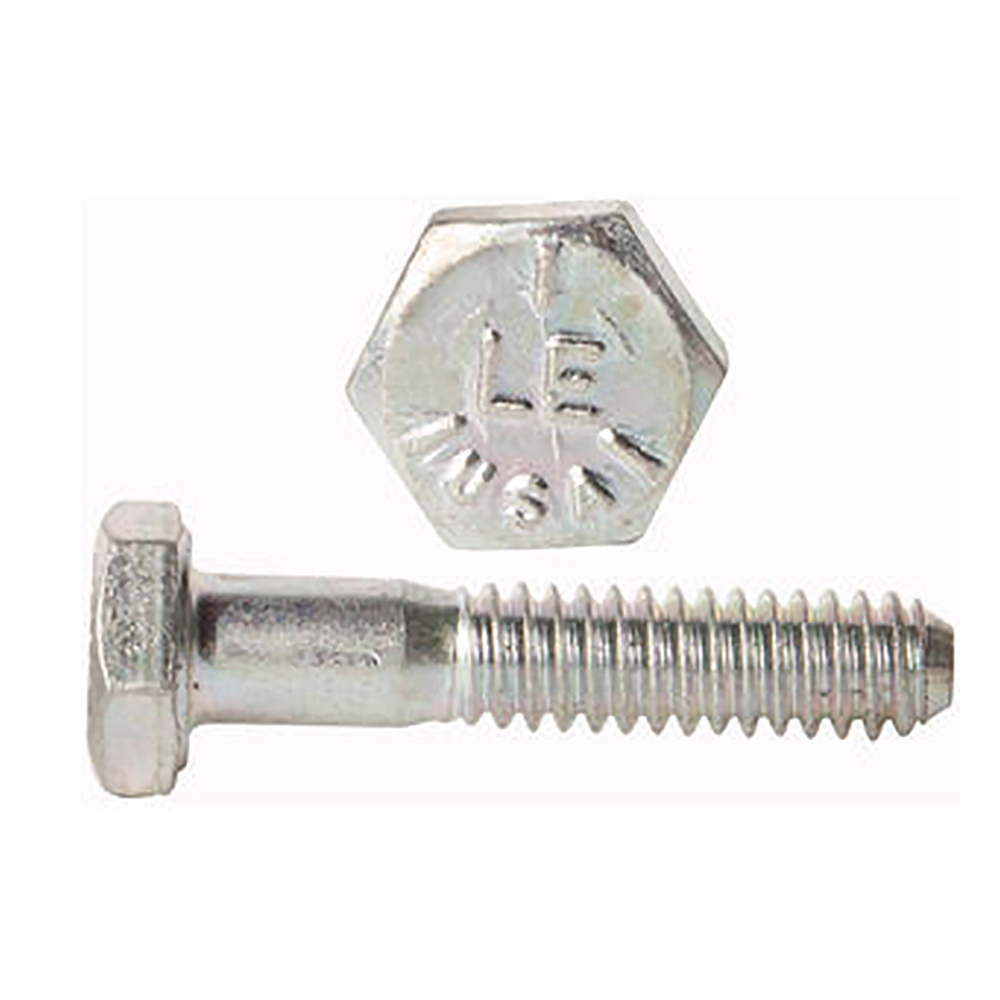 5/16-24 X 3/4 Inch Grade 5 Fine Hex Cap Screws – 100-Pack, Zinc Plated Steel