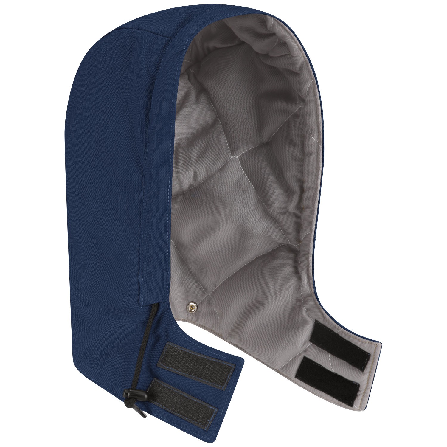 Bulwark FR HLH2 Men's Midweight Universal Fit Navy Snap-On Hood from GME Supply