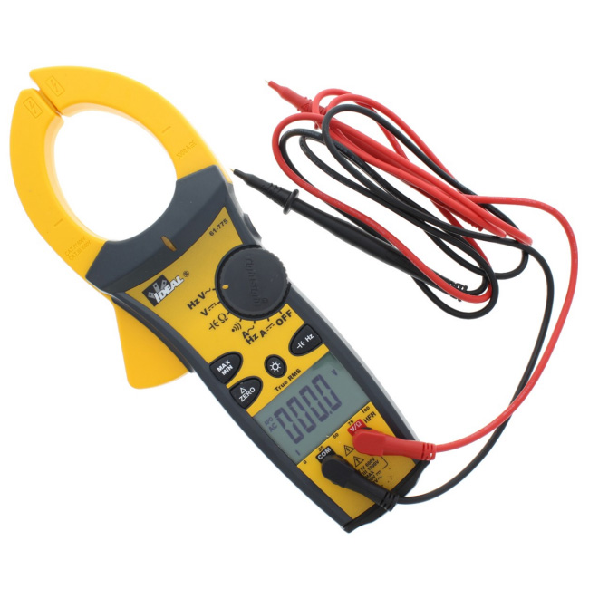 Ideal Industries 1000A AC/DC TRMS TightSight Clamp Meter from GME Supply