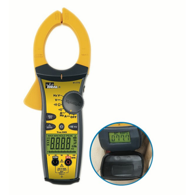 Ideal Industries 1000A AC/DC TRMS TightSight Clamp Meter from GME Supply