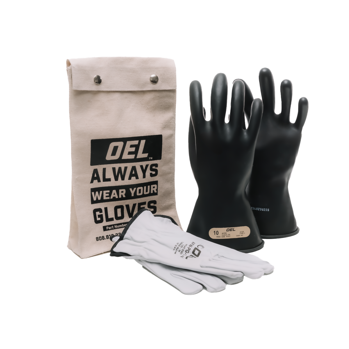 OEL Class 00 Rubber Gloves Kit from GME Supply