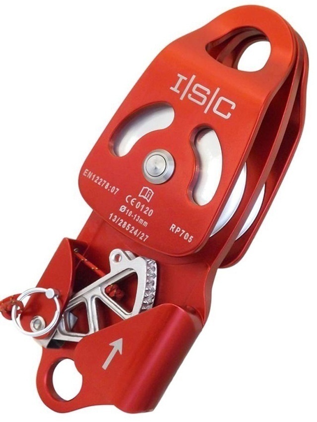 ISC One-Way Locking Double Progress Capture Pulley from GME Supply