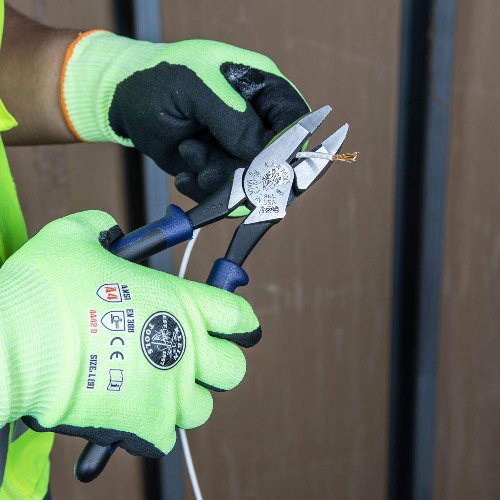 Klein Tools J2000-9NE 9-Inch Journeyman High-Leverage Side-Cutting Pliers from GME Supply