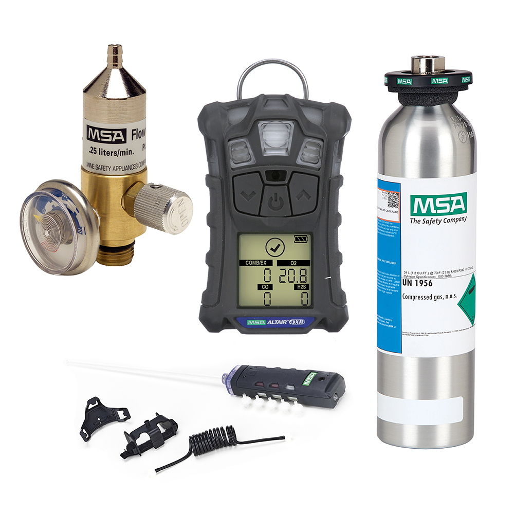 MSA ALTAIR 4XR Multigas Detector w/4-Gas Cylinder from GME Supply