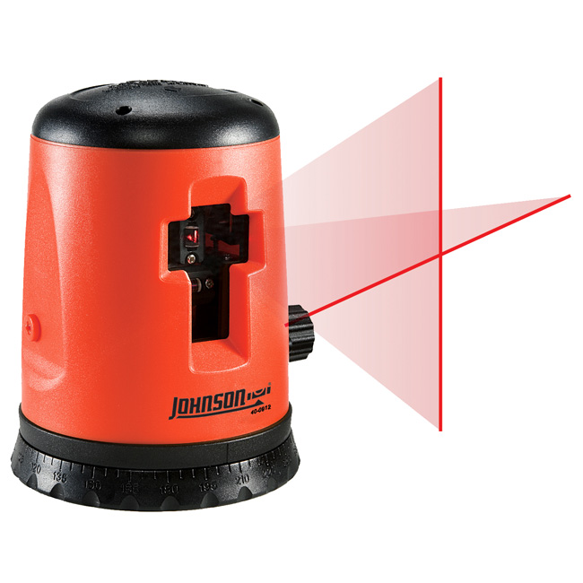 Johnson Self-Leveling Cross Line Laser Level Kit from GME Supply