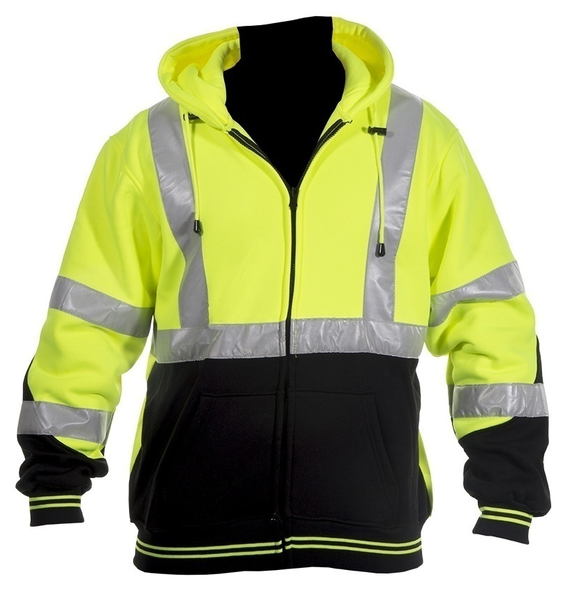 2W SS25C-3 Class 3 Two Tone Hi Viz Sweatshirt from GME Supply