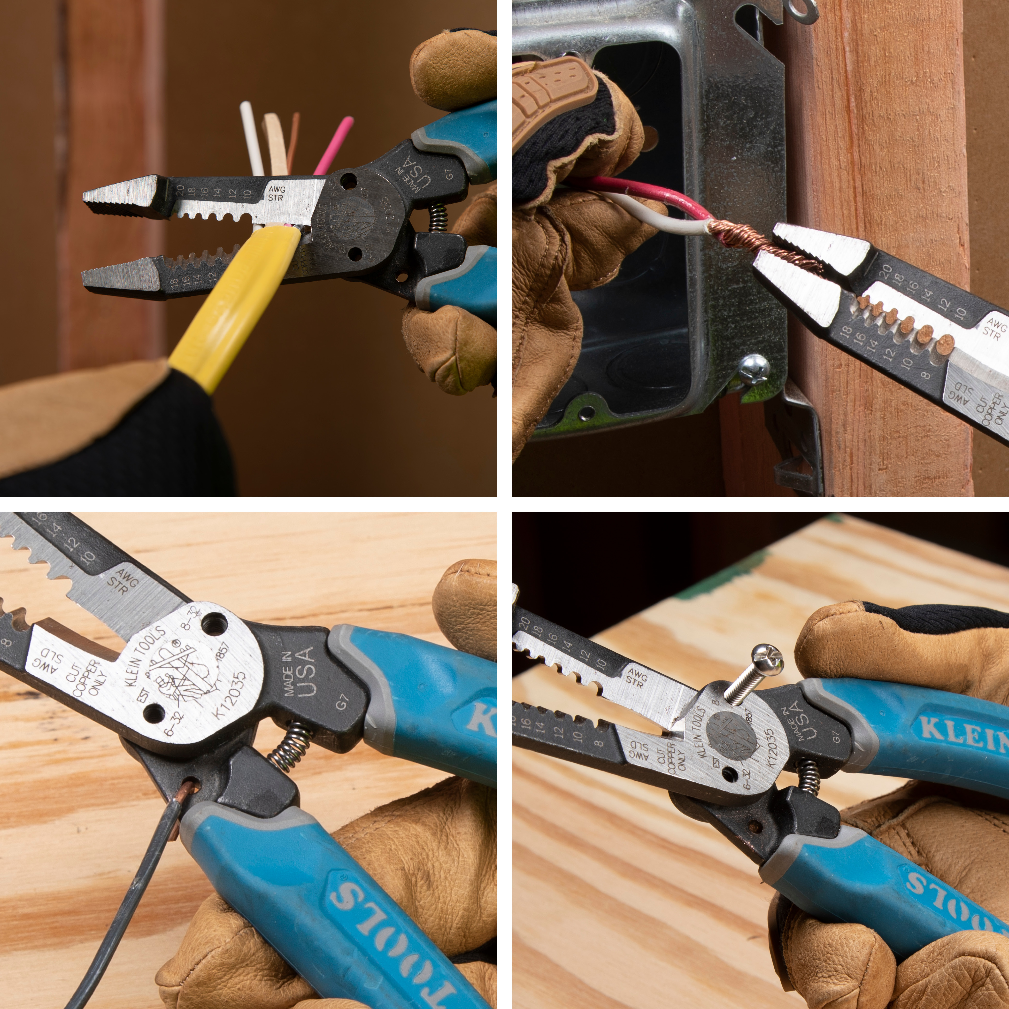 Klein-Kurve Heavy-Duty Wire Stripper 8-20 AWG from GME Supply