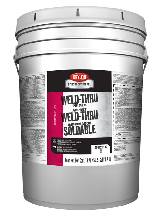 Krylon Industrial Coatings Weld-Thru Primer- Red, 55 Gallons from GME Supply