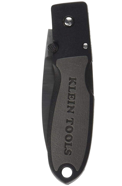 Klein Tools Lightweight 2-3/4 Inch Lockback Pocket Knife with Drop-Point Blade from GME Supply