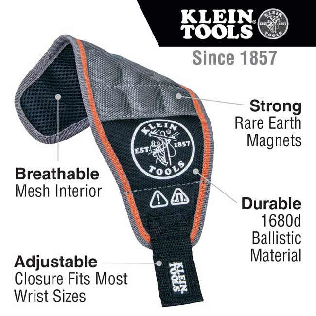 Klein Tools Tradesman Pro Magnetic Wristband from GME Supply