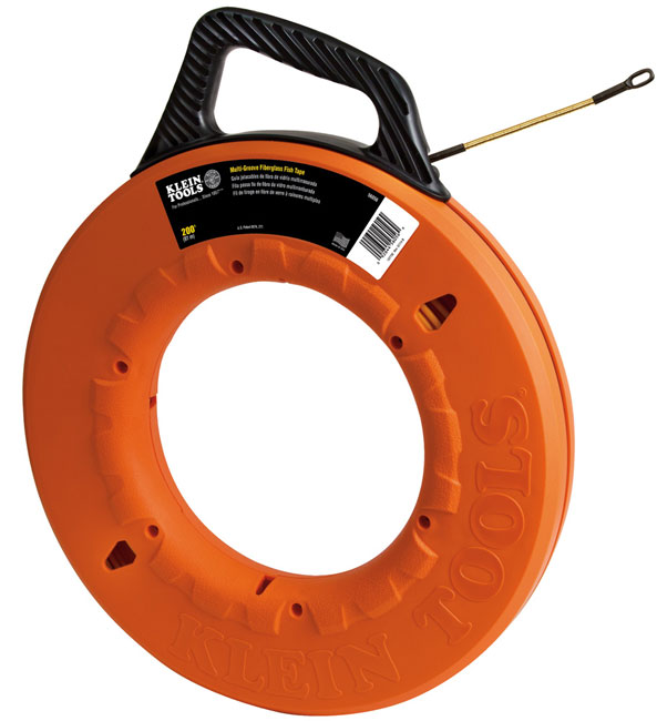 Klein Tools 200 Foot Multi-Groove Fiberglass Fish Tape from GME Supply