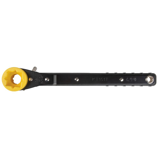 Klein Tools KT151T 4-in-1 Lineman's Ratcheting Wrench from GME Supply