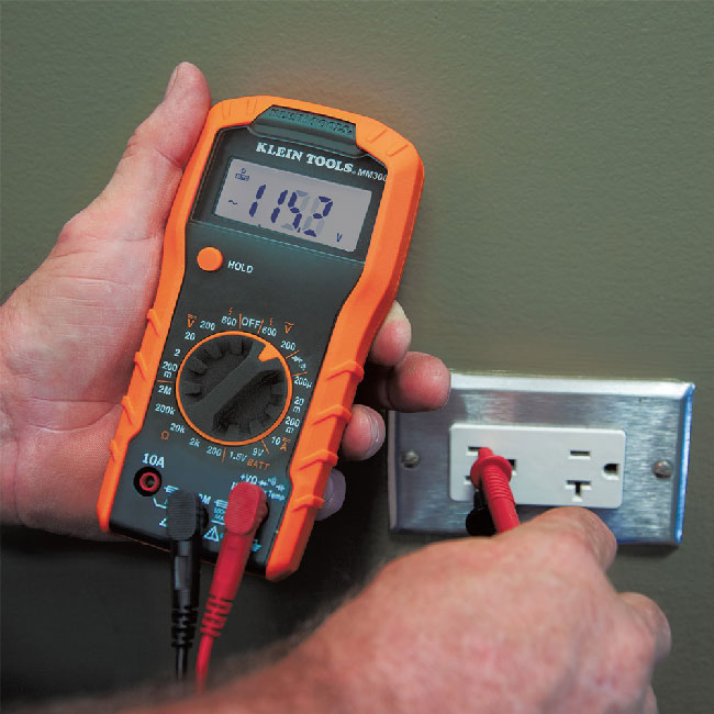 Klein Tools 600V MM300 Manual-Ranging Digital Multimeter from Columbia Safety
