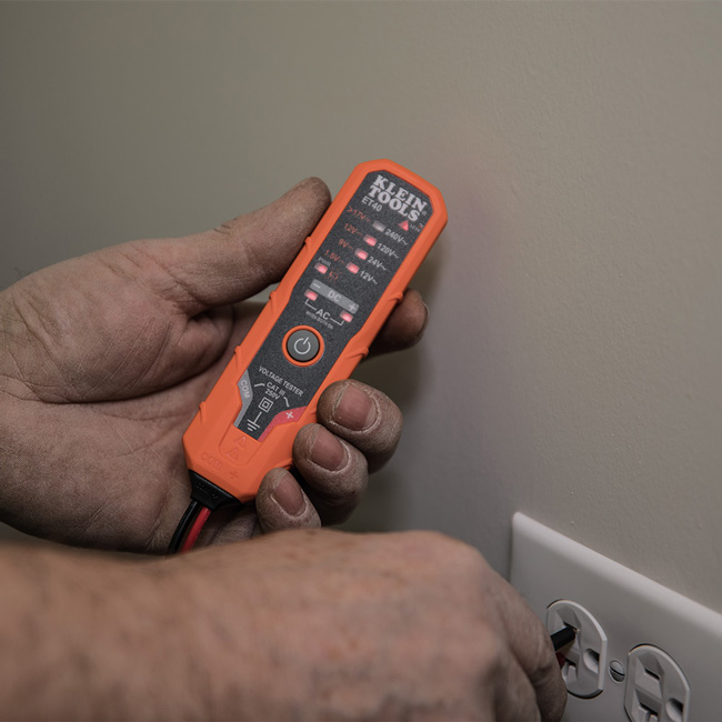 Klein Tools Electronic AC/DC Voltage Tester from GME Supply