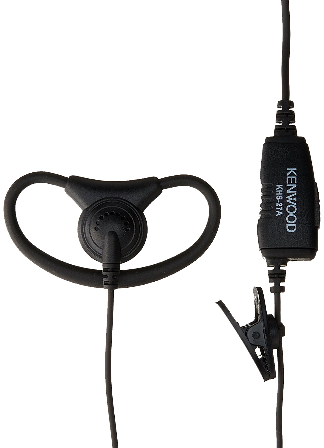 Kenwood KHS-27A Adjustable D-Ring Headset with In-Line Push-to-Talk Mic from GME Supply