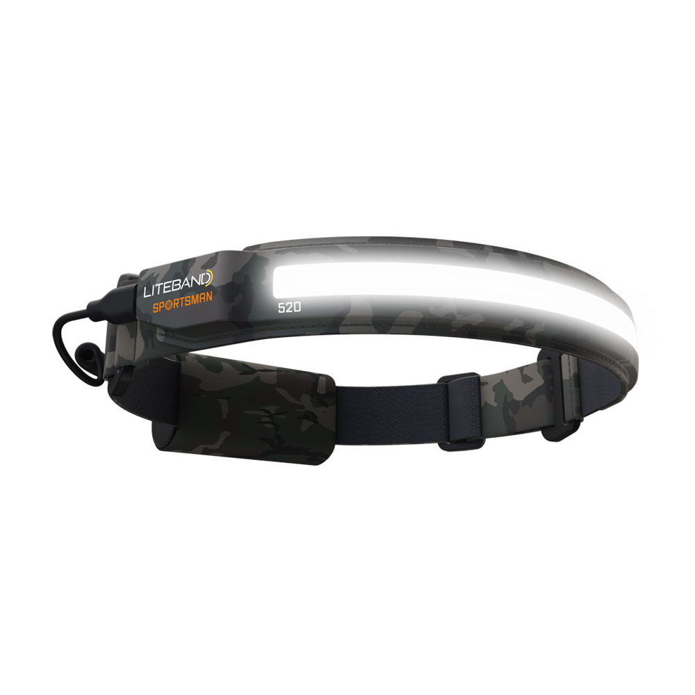 LITEBAND SPORTSMAN 520 Lumens Wide-Beam LED Rechargeable Headlamp with Green Night Mode  from GME Supply
