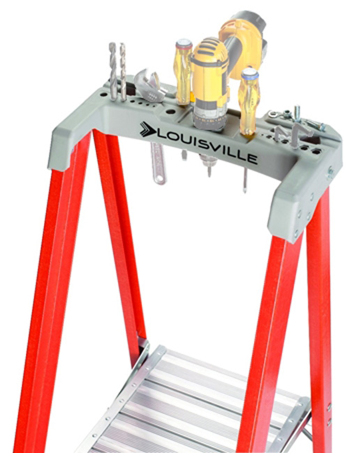 Louisville Ladder Fiberglass Pinnacle Pro Platform Step Ladder, Type IA from GME Supply